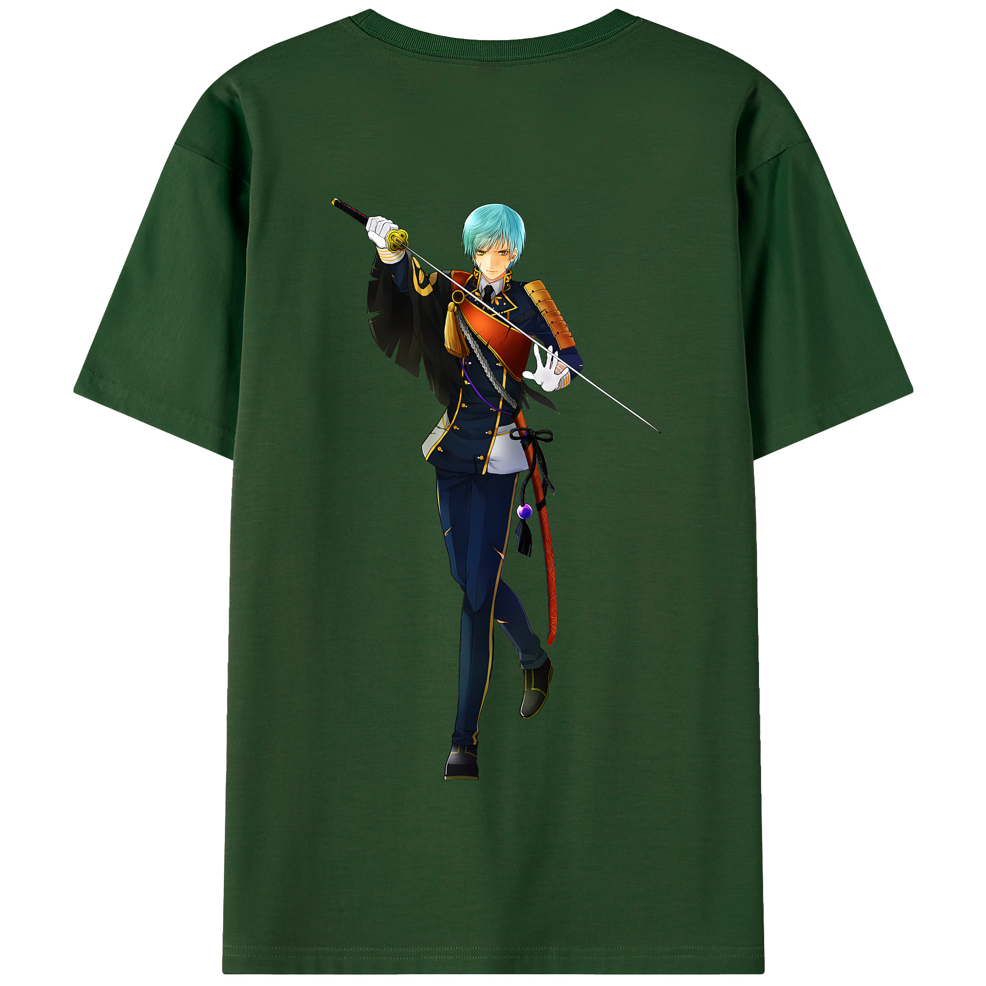 （画像用） 刀剣乱舞 Touken Ranbu 綿100％半袖Tシャツ（背面プリント）